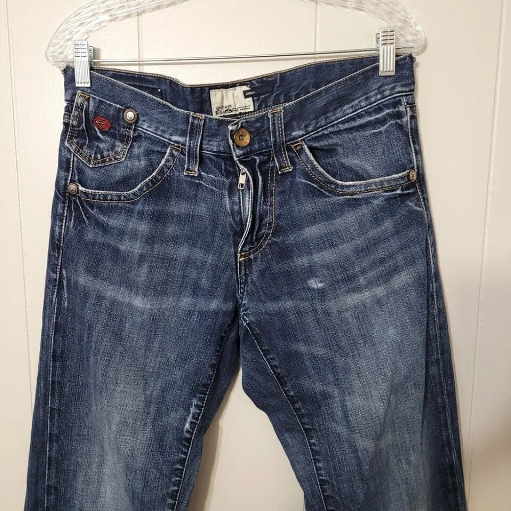 Energie Style Clash Kroll Wash Dark Denim Jeans Size 32x34